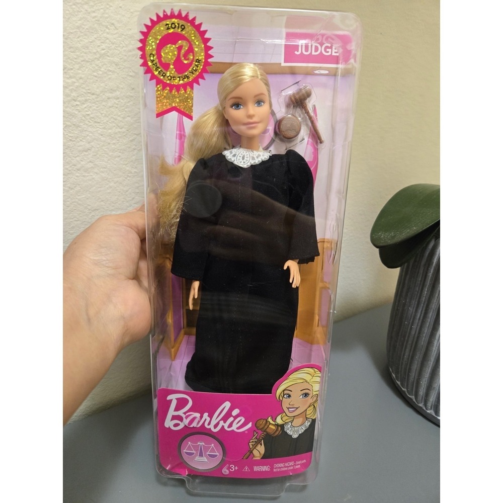 Barbie Judge Career of the Year Doll (2019) Blonde– Rare Damaged Box
